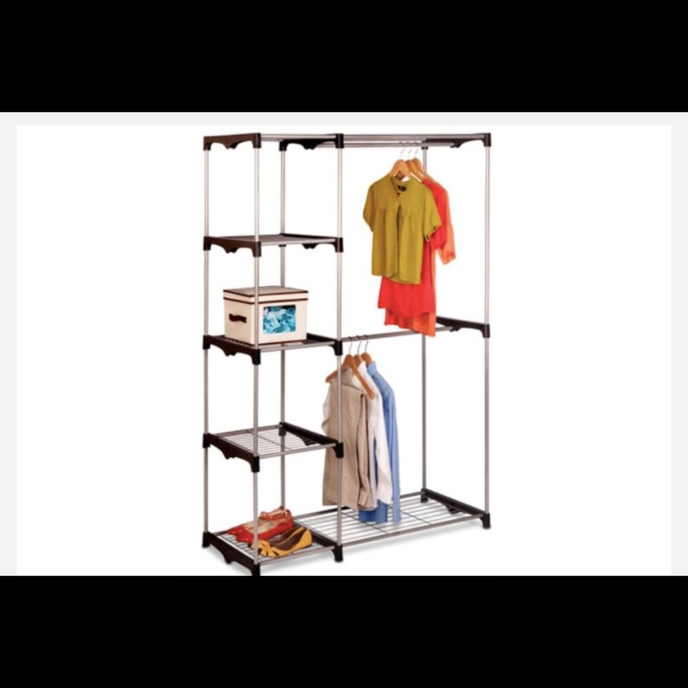 Double Rod Freestanding Closet